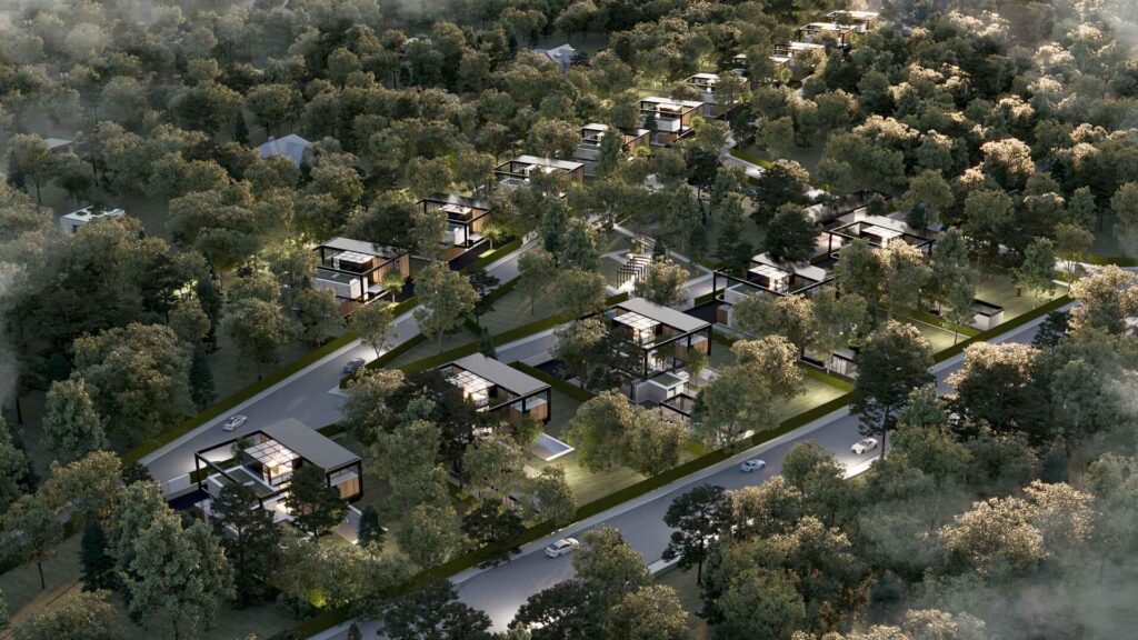Aria Park Aerial View